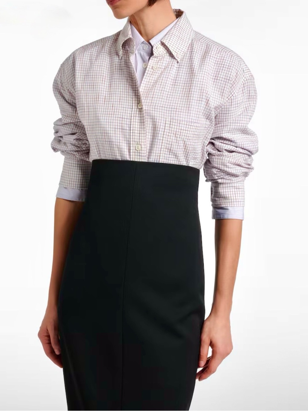 Unsubscribed Lightweight Classic Check Button Down Top